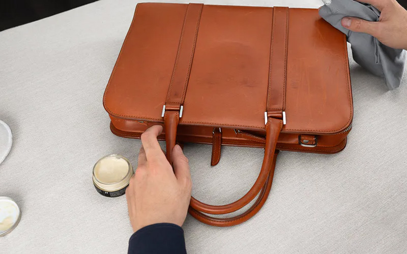 Taking care of leather goods